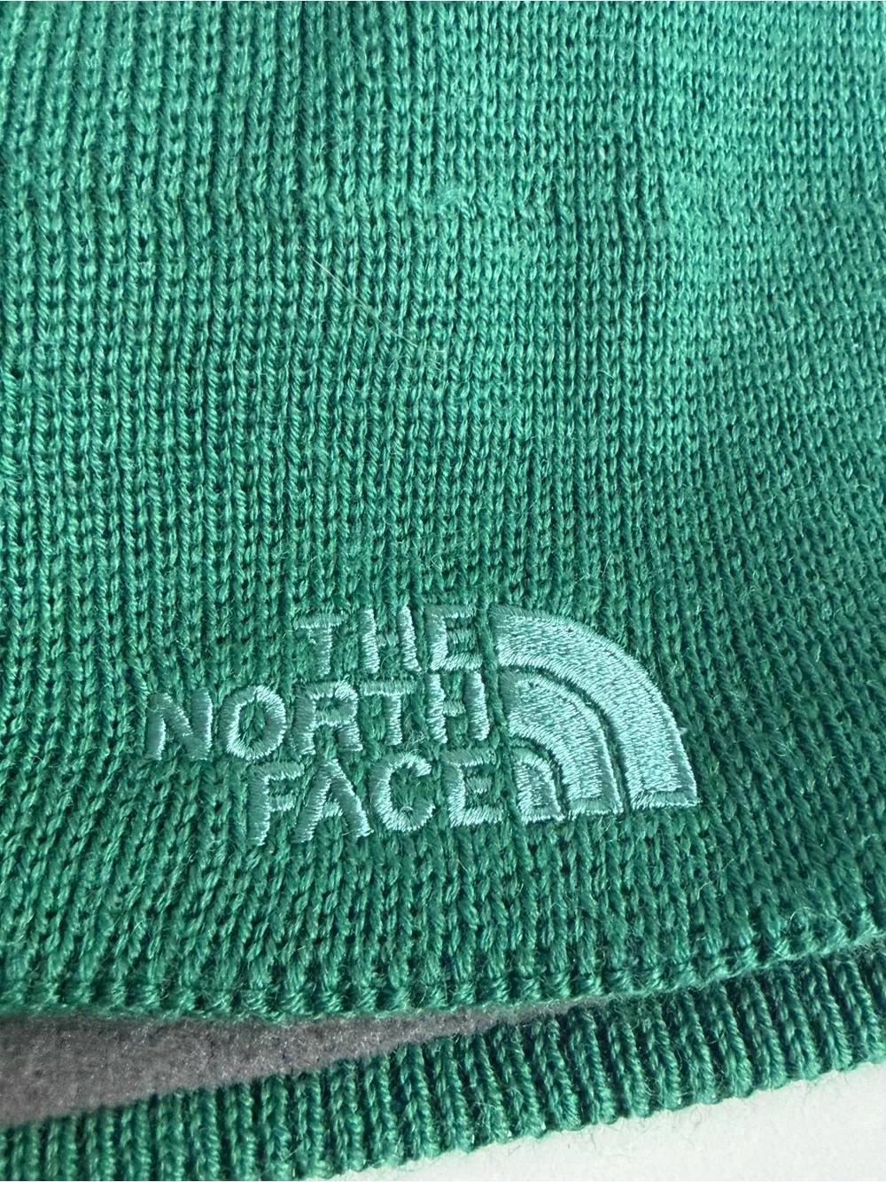 The North Face Dark Green Beanie wool one size